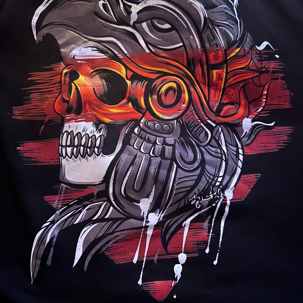 Graphic Skull Art T-Shirt